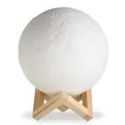 18Cm Touch Sensor 3D Moon Table Lamp Usb Changing Led Luna Night Light Kids Gift