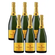 NV Veuve Clicquot Yellow Label Brut 750ml- 6 Bottle Case