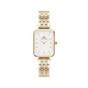 Daniel Wellington Quadro 20x26 5-Link Gold & White Watch