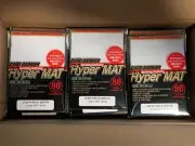 KMC Card Barrier Hyper Mat White Sleeves Case 30 packs of 80 2400 Sleeves