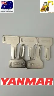 5 x Yanmar Logo Excavator Plant Digger Keys 301 Set of 5 FREE POSTAGE