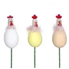DIY Chicken Flower Bouquet Simulated Chicken Eggs Fake Plant Vase Plant Wall