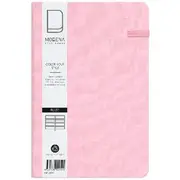 Modena A5 Linen Ruled Notebook Pink