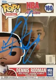 NBA All Stars #160 Funko Pop! Figure Signed by Dennis Rodman