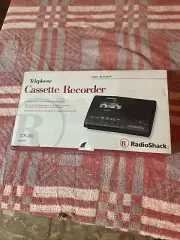 Radio Shack Voice Activated Telephone Cassette Recorder TCR 200 New Open Box