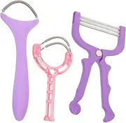 HONITANO 3Pcs Facial Hair Remover Spring Epilator for Women Portable Manual Threading Tool for Safe and Smooth Facial Hair Removal Durable Ergonomic Design for Chin Cheek and Upper Lip