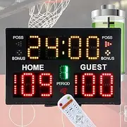 GAN Xin Electronic Scoreboard Digital Scoreboard with Remote Control for Basketball 11 Digits LED Score Keeper