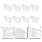 8Pcs Clear Household Transparent Fridge Drawer Divider Fridge Dividing Home