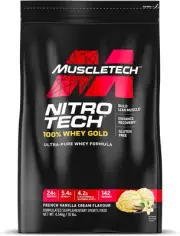 Muscletech Nitro Tech 100% Whey Gold French Vanilla Cream 10Lbs AU (RB)