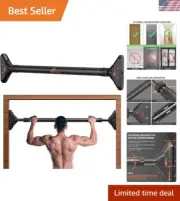 Pull Up Bar: Strength Training Chin up Bar without Screws - Adjustable 29.5''...