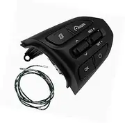 Pexorin Car Cruise Control Button, for Kia, for RIO K2 4 5, for Morning, for Picanto 96720G6010 Steering Wheel RH Remote Cruise Control Switch Car Accessories 96720-G6010 Car Steering Wheel Switch Kit