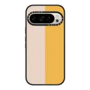 Google Pixel 9 Pro Impact Magnetic Case Peach and Yellow Colorblock