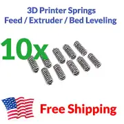 10x 3D Printer Extruder Spring Feed Bed Leveling MakerBot Prusa i3 20mm 7.5mm
