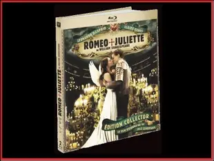 【BD藍光】羅密歐與茱麗葉：BD+DVD雙碟書本限定版(台灣繁中字幕)Romeo+Juliet鐵達尼號 神鬼獵人 主角