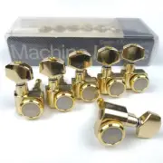 Guitar Tuning Pegs 6 In-line No Screw Locking Guitar Machine Heads Tuners