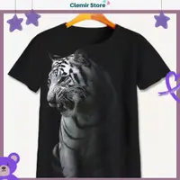 在飛比找蝦皮購物優惠-3d 兒童 T 恤 Tiger Tiger Animal M