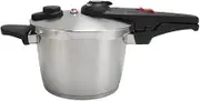 Pressure Cooker, 2 Adjustable Pressure Level Explosion Proof Multi Cooker Efficient and Quick Cooking 304 Stainless Steel for Restaurant (4L)