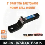 2" Drop Forged Tow Bar Tongue to suit 40MM Tow Ball - Ball Mount Tow Bar Tongue