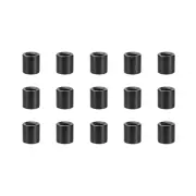 15 Pcs Standoff Spacer Aluminum Round Straight Spacer Black M3 6mm