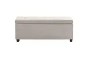 Shangri-La Storage Ottoman (Beige)
