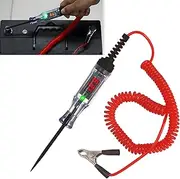 Yeanifeana Digital LED Circuit Tester, 3-90V Automotive Test Light with Voltage Display, Bidirectional Electrical Tester with Long Probe for Cars, Trucks & RV Fuse Testing