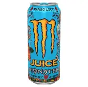New Limited Edition Monster Mango Loco Juice + Energy Fruit Drink 16oz (1 Can)