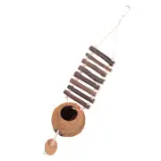 Bird House Birdhouses Birds Breeding Bird Ladder Toy Wooden Parakeet Nesting Box