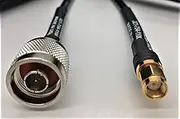 Cable Assemblies Now - LMR-240/LMR240 Times Microwave Low Loss Coax Extension Cable for Bobcat Miner/Helium HNT Hotspot Miner/LoRaWan Hotspot - 20 Feet N Male to RPSMA Male