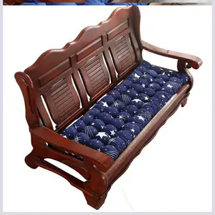 中式老式木沙發上的墊子通用春季保護漆面家用屁墊三人座加厚長椅