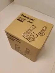 Panasonic Cordless Phone with Answering Machine, Advanced Call Block, Bilingual