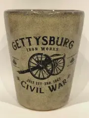 GETTYSBURG CIVIL WAR JULY 1ST-3RD IRON WORKS SHOT GLASS SHOTGLASS NEW