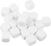 Abaodam 30Pcs Acrylic Blank Game Dice DIY Gambling Dice for Bar Parties Fun Activities and Classroom Games Lightweight Easy to Clean