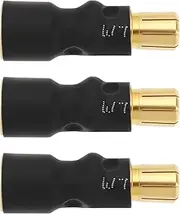 SING F LTD 3PCS RC Remote Control Car Adapter 6.5mm Male to 8mm Female Bullet ESC Motor Connector Adapter 29x9.7mm for RC ESC Motor