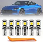 6pcs Interior LED Lights Bulb Kit for Nissan Z / 400Z 2023- Map Trunk Cargo Area Lights Super Bright 6000K White LED Interior Lighting LED Interior Bulbs Package + Install Tool