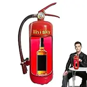 Fire Extinguisher Wine Dispenser | Wine Storage System for Home - Creative Iron Whiskey Coffee Storage Box Bar Decoration for Christmas Souvenir Decor