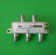 (2 PCS) DLS 4-Way 5-1000MHz Cable TV / Antenna Splitter