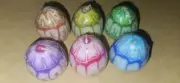 Set Of 6 Hand Sculpted Egg Candles New China