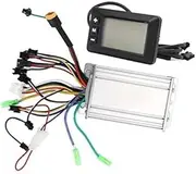 Vuzmode Brushless Motor Controller LCD Display 36/48/60V 350W/450W Electric Bike Motor Controller Kit with Switch E-Scooter Brushless Controller