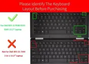 XPS 13 7390 Keyboard Cover Silicone Keyboard Cover for 13.3" New Dell for Dell X