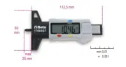 Beta Tools 1706DGT Digital Tyre Depth Gauge 017060011