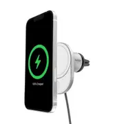 Belkin BoostCharge Pro Wireless Car Charger with Magsafe -15W - Mount your [WIC008dsGR-V2]