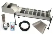 10" Mini Power Sluice Set Up Kit + Pump, Flare, Stand - Gold Mining Equipment