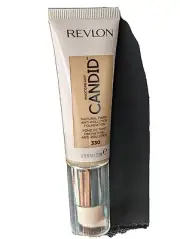 1 Revlon PhotoReady Candid Natural Finish Foundation 330 LIGHT HONEY .75oz