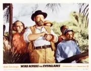Wind Across The Everglades Lobby Card Emmett Kelly Burl Ives o- 1958 Old Photo