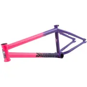 SUNDAY BMX BIKE STREET SWEEPER BICYCLE FRAME PINK/PURPLE FADE