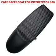 "CAFERACER SEAT, BLACK" FIT FOR ROYAL ENFIELD INTERCEPTOR & GT 650