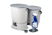 Skaza 15.3L Bokashi Organko Essential Set with Base - Pack of 2 - Grey
