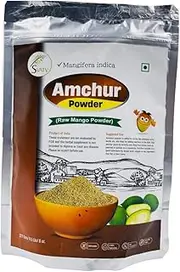 SVATV Amchur Powder (amchoor) | Dried Mango Powder Curries or tangy flavour | Natural Seasoning for Indian Cuisine - 227g, 8Oz, Half Pound
