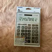 Casio DM1200BM Desktop Calculator, 12-Digit LCD, Silver