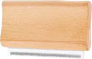 Shedding Brush | 5.31 Inches Dog Hair Remover | Tool | Wooden Dematting Comb | Professional Grooming Supplies for Horse, Home, Routine, Dogs, Cats
